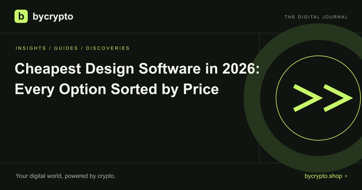 Cheapest Design Software in 2026: Every Option Sorted by Price