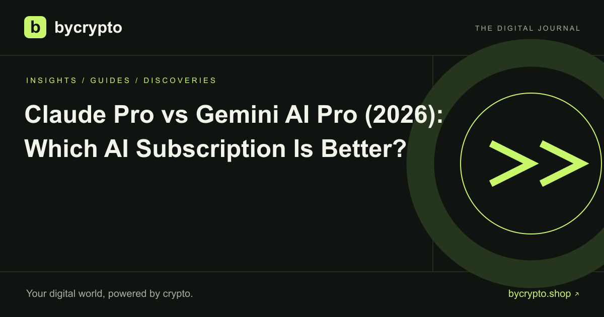 Claude Pro vs Gemini AI Pro (2026): Which AI Subscription Is Better?