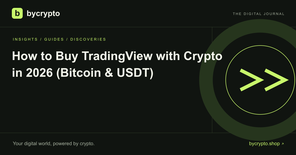 How to Buy TradingView with Crypto in 2026 (Bitcoin & USDT)