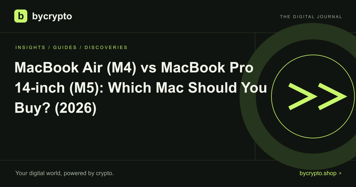 MacBook Air (M4) vs MacBook Pro 14-inch (M5): Which Mac Should You Buy? (2026)