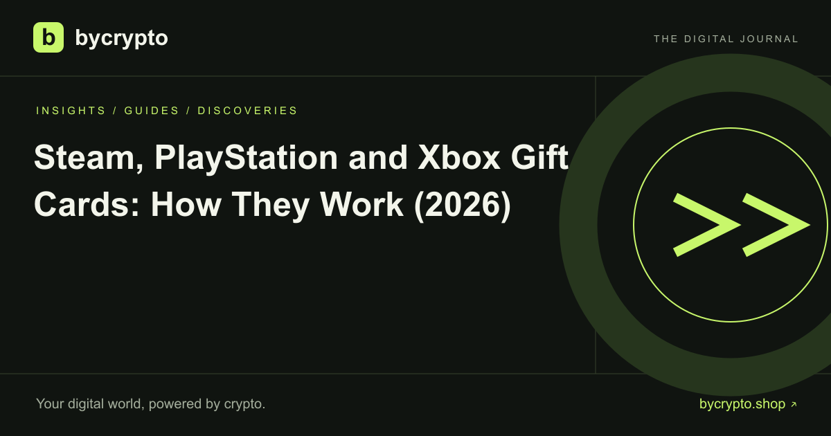 Steam, PlayStation and Xbox Gift Cards: How They Work (2026)